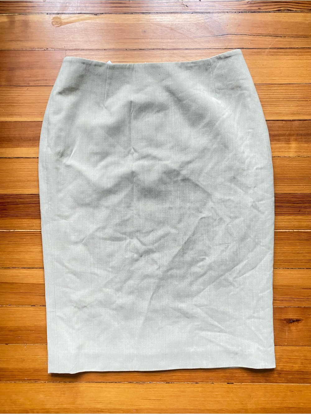 Y2K vintage Escada cotton elastane beige pencil skirt